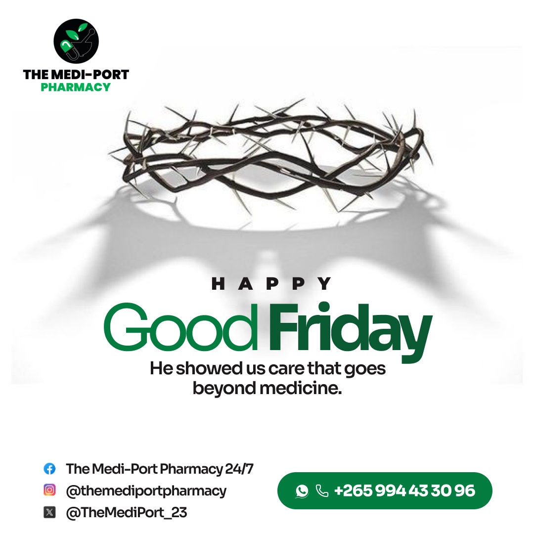 Good Friday social media design for Medi-Port Pharmacy