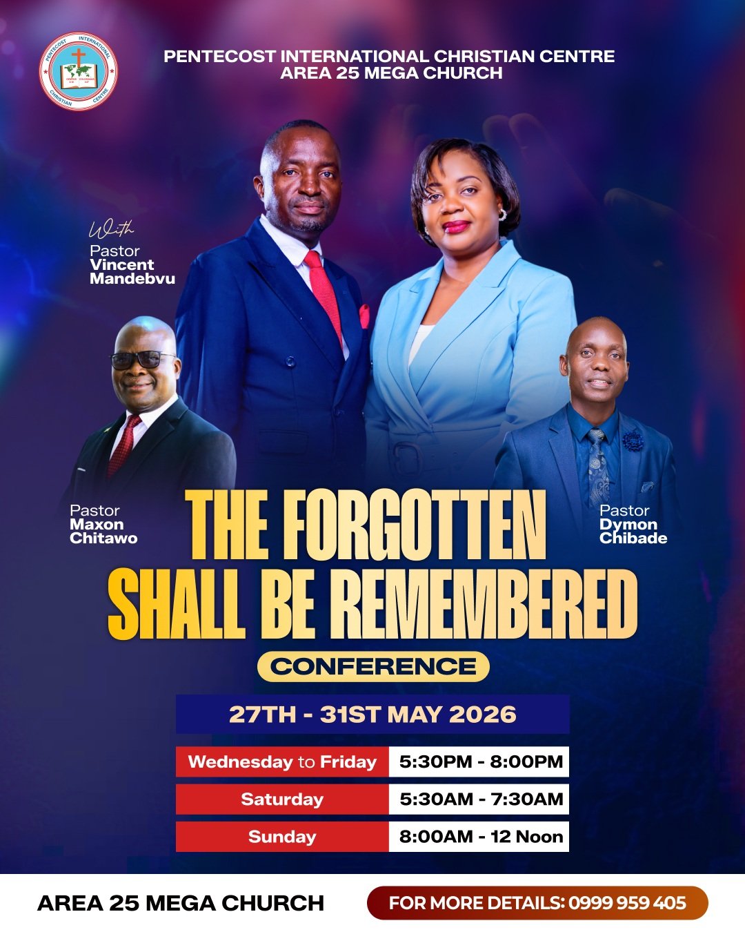 The Forgotten Shall Be Remembered conference design